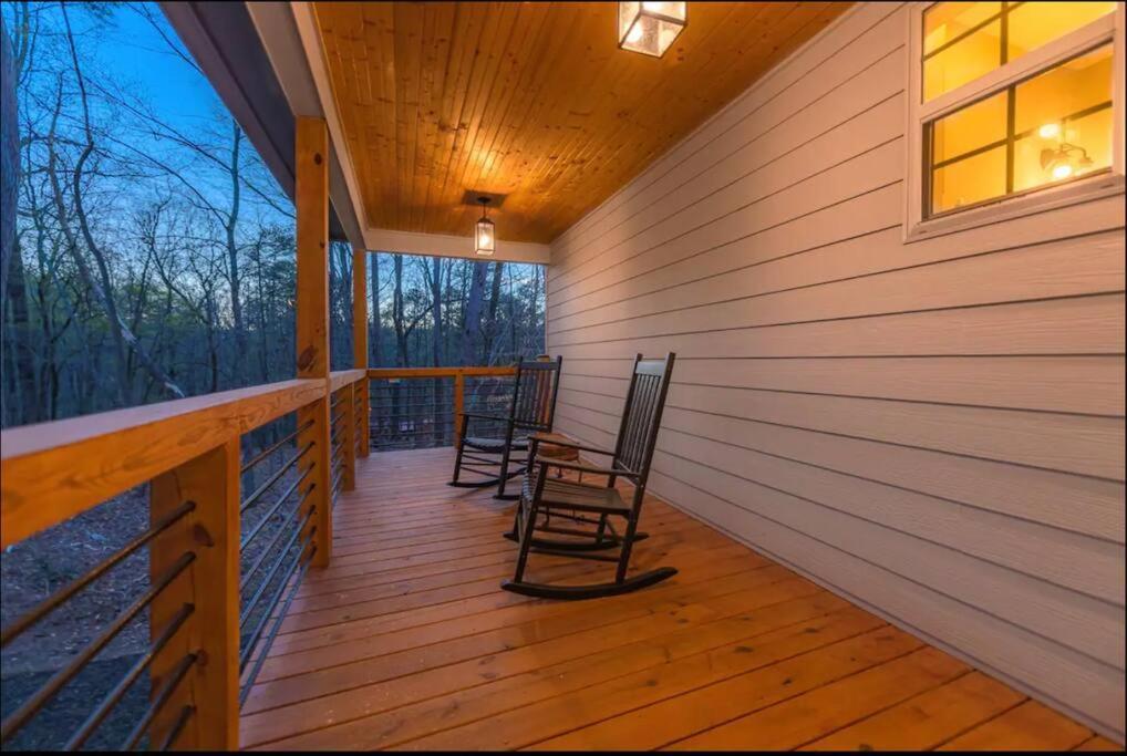 Peaceful Modern Chalet In Ellijay Esterno foto