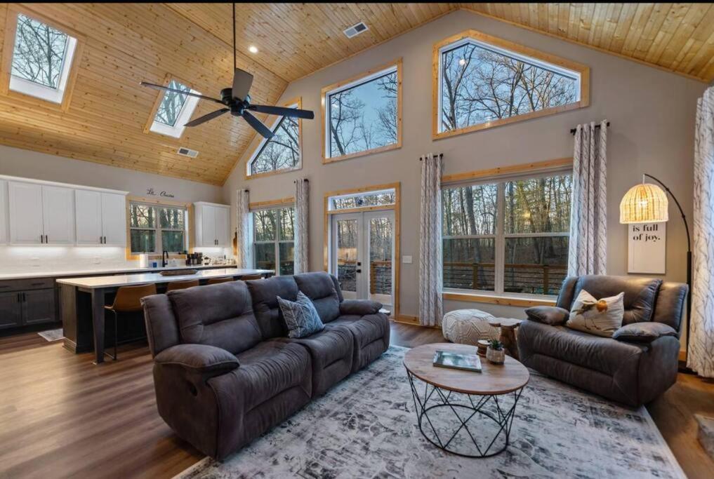 Peaceful Modern Chalet In Ellijay Esterno foto